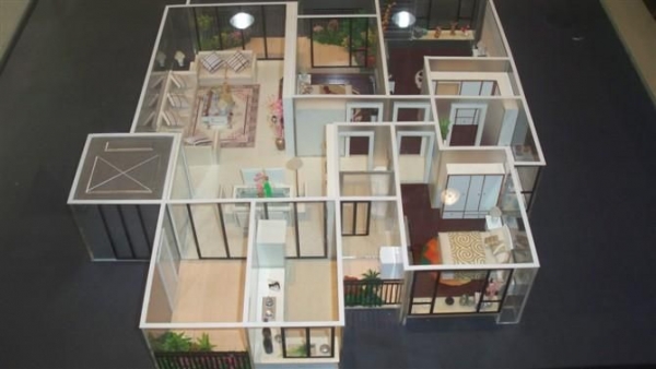 金川户型模型制作