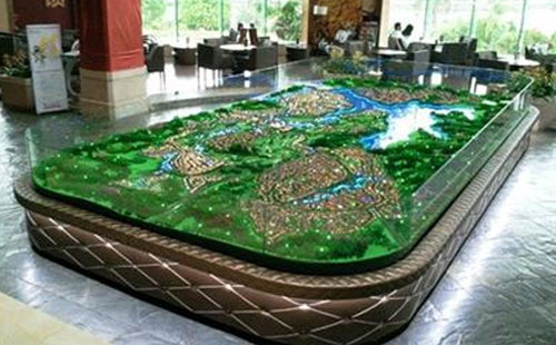 制作金川金川沙盘模型需要注意细节