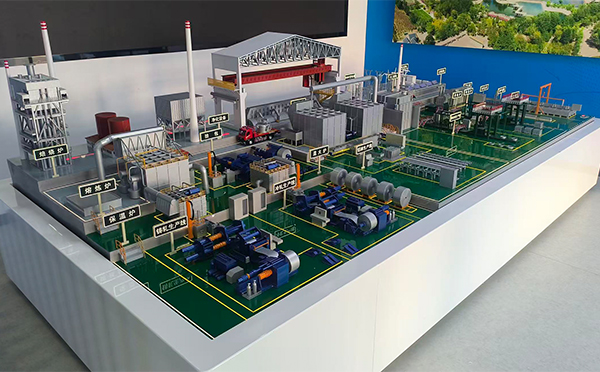 酒钢集团东铝厂-铝材生产线金川机械模型